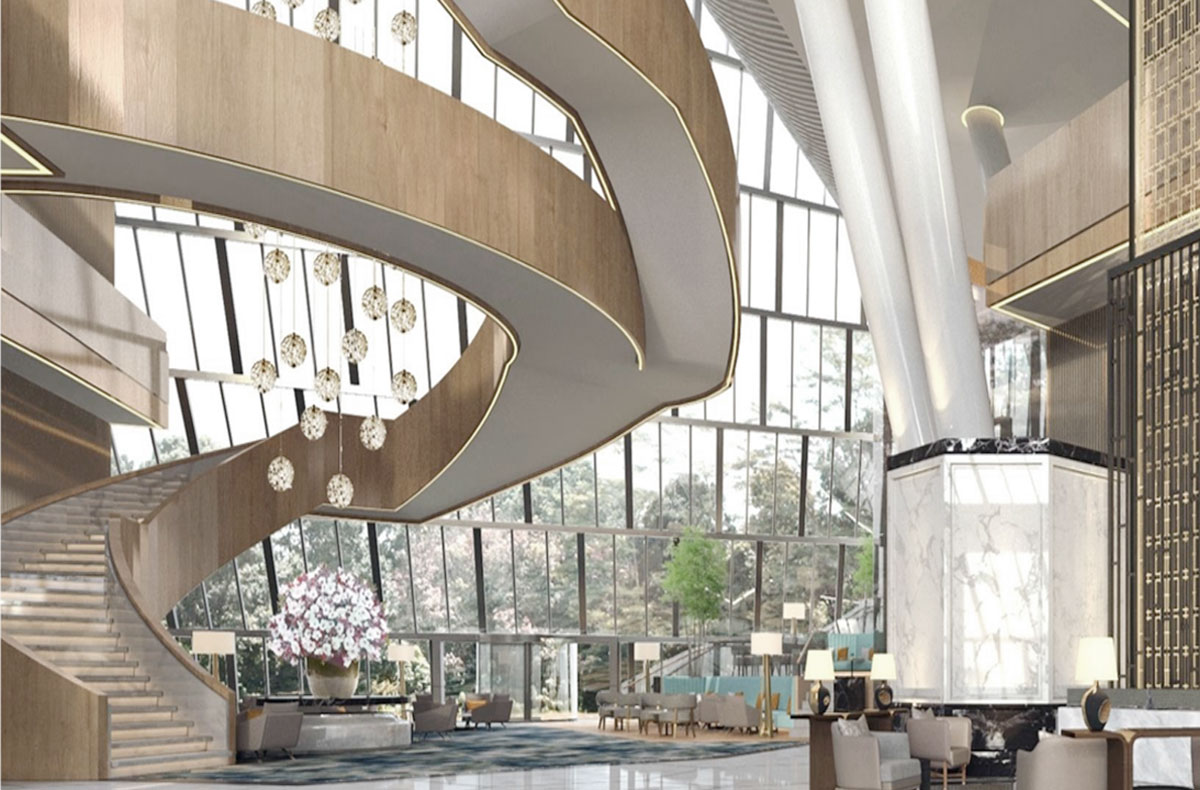 未來智能風(fēng)格的高端酒店設(shè)計(jì)，將科技與人性化設(shè)計(jì)巧妙融合